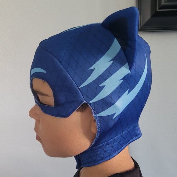 Kid PJ MAX Mask Dress-Up Cat Boy Costume Parties Fun and Comfortable Blue strips - Picture 5 of 11